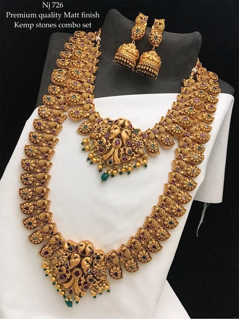 Buy Stonecart Gold Plated Stone Studded Jewellery Set