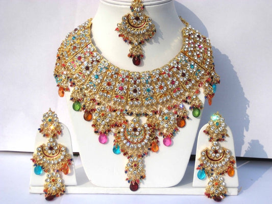 Buy Kundan Zircon Bridal Wedding Designer Choker