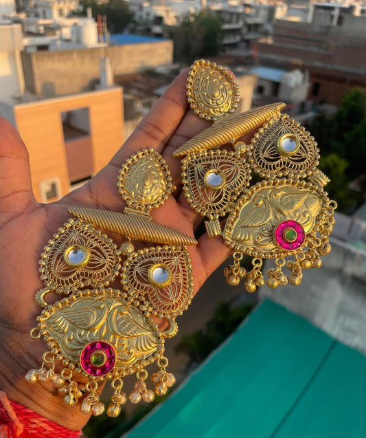 Exclusive Gold Plated Light Weight Long Jhumka